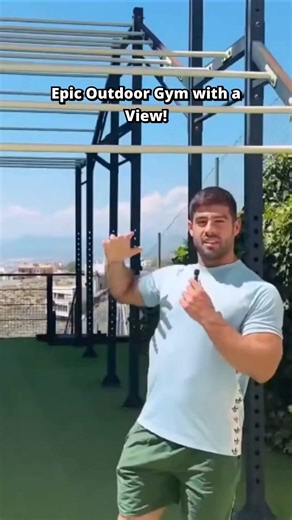 9.1K views · 382 reactions | Who wants to see an outdoor workout in this gym?‍♂️ | Dan Tai | Facebook