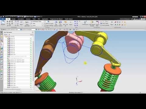 NX Motion Simulation Tutorial : Example 2D Contact Simulation
