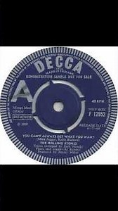 The Rolling Stones - You Can't Always Get What You Want - UK Decca Records Demo 1969