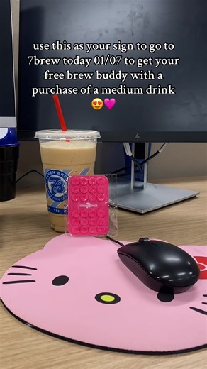 it’s sooo cutesy 🥹🩷 #fyp #7brew #becca_12333 #secretaccount | 7 Brew