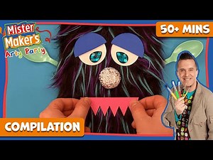 Mister Maker Arty Party 🎨 Monsters and Funny Doodles | FULL EPISODES - Arts & Crafts