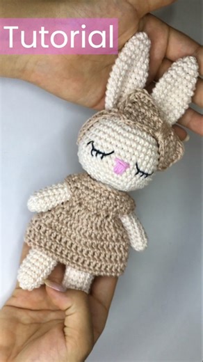 Conejita Crochet Tutorial en mi canal #crochet #tutorialamigurumicompleto #amigurumi #manualidades