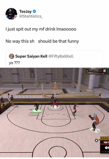 Bro is done shooting after that 💀(Fiftyballkell/x, kell/twitch, stahtistics/x) #gaming #2k #nba2k #nba #2kcommunity