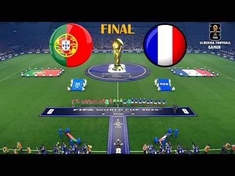 PORTUGAL VS FRANCE - | FIFA World Cup 2026 FINAL | Full Match Simulation & Prediction PES