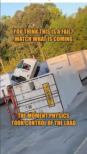 Think that turn was bad? 🤡 Watch the tanker drop! 🚛📉