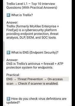 Trellix Antivirus Top 10 Interview Questions #trellix #interview # @articles4u