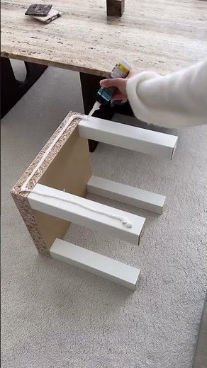 Side table IKEA LACK hack🫶🏻