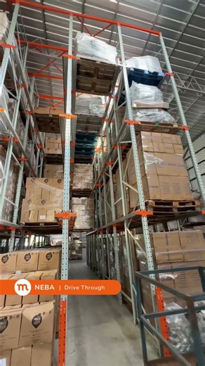 Optimización de depósito industrial: sistema Drive Through en NEBA #mundom #logística #clientes