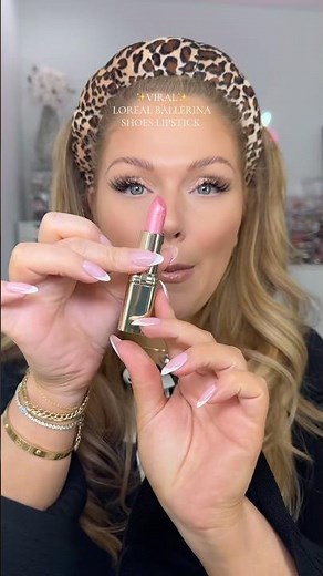Prettiest Pink Lipstick of ALL TIME?! *VIRAL* L’Oréal Ballerina Shoes Lipstick ✨#makeup #viralmakeup