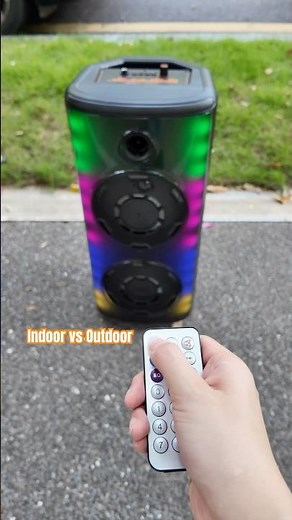 Best Karaoke Machine with control outdoor testing #zqs #speakermanufacturing