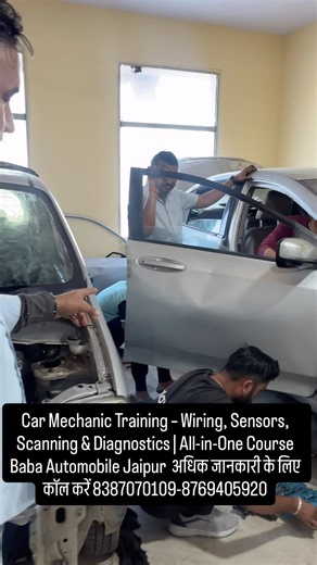 Car Repairing Training – Wiring, Sensors, Scanning & Diagnostics 8387070109 #babaautomobilejaipur