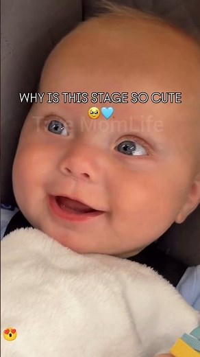 the stage where they babble and coo and blow bubble 😀 true MomLife 🥳#truemomlife 🤩