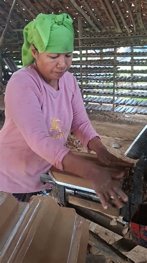 clay roof tile making process #shorts #viral