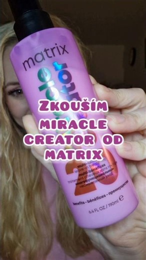 🩷 Matrix - Miracle Creator 🩷 naprosto miluju! @all2test #all2test @matrix #MiracleCreator #haircare