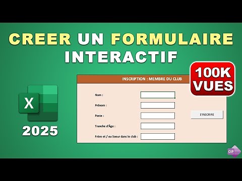 Comment Créer un Formulaire de Saisie Excel sans UserForm