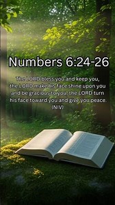 Grow Your Faith Scripture Reading: Numbers 6:24-26