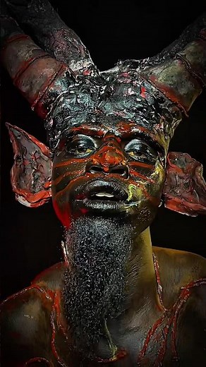 Lucifer makeup #iamolayinka0 #halloween #halloweenmakeup # #makeupartist #olynvalefx #sfxmakeup