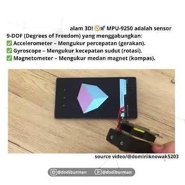 Apa Itu Sensor MPU 9250 9 DOF IMU dan Bagaimana Cara Kerjanya?
