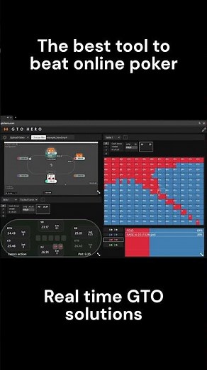 Real Time Assistance - Poker RTA - GTO Hero #tutorial #poker #gto