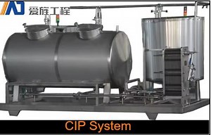 [Hot Item] AJME Stainless Steel Tank Washing Process Equipments Cleaning Machine CIP system