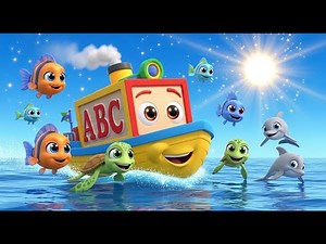 ABC Journey Across the Ocean 🌊🔤🐠 | Kids Learning Video | Alphabet & Ocean Adventure for Children