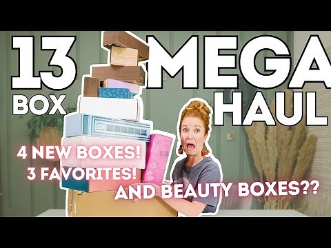 Monthly Subscription Boxes - September 2023 | Mega Unboxing of Subscription Boxes