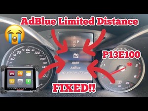 Resetting the AdBlue warning light of the Mercedes E-Class