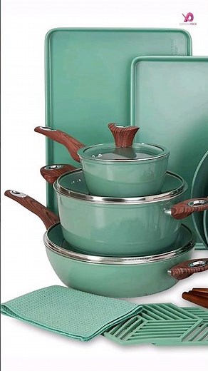 The PHANTOM CHEF - 18 Piece Nonstick Cookware Set