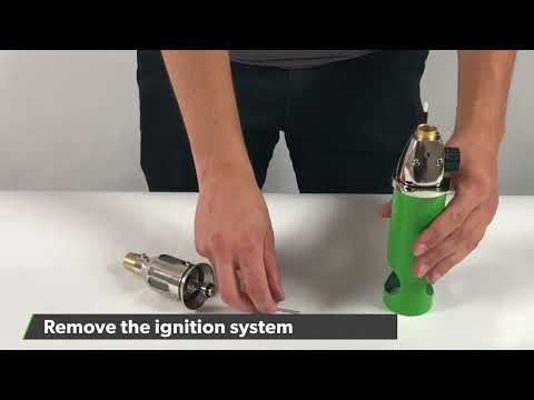 Removing the burner and ignition system on the Alios 135 dehorner
