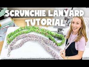 🍒Scrunchie LANYARD sewing tutorial✂️step by step, beginner friendly