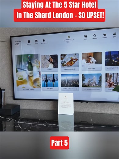 Staying At The 5 Star Hotel In The Shard London - SO UPSET! | Part 5 #TheShard #London #LuxuryHotel #Travel #Review