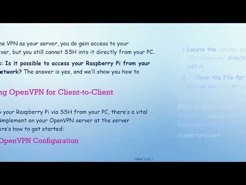 How to Access Your Raspberry Pi via SSH on a VPN Network Easily and Securely