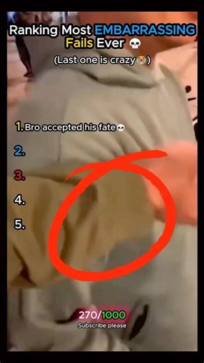 Ranking Most EMBARRASSING Fails Ever 💀