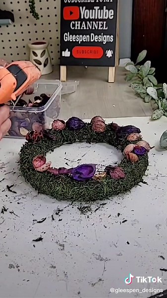 DIY Dollar Tree Nature Wreath Tutorial