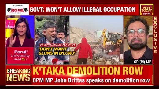 10K views · 353 reactions | Kerala vs Karnataka over demolition "In this country, every politician and every citizen has the right to respond to the developments that are happening"- John Brittas #Super6 | Akshita Nandagopal | India Today | Facebook