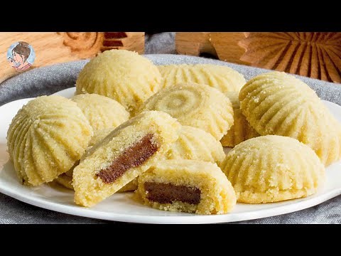 Maamoul | Date filled Cookies Recipe | Arabic Cookies | Date biscuit | Butter biscuit