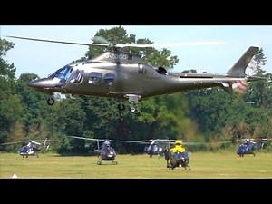 AgustaWestland AW109S Grand | G-ZOGG | Landing and Takeoff at Busy Royal Ascot Heliport | Helicopter