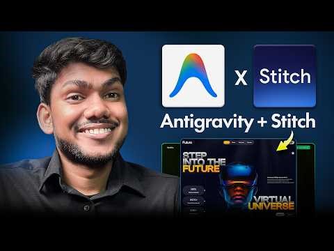 Google Stitch + AntiGravity: Build AI Websites FREE (Full Workflow)