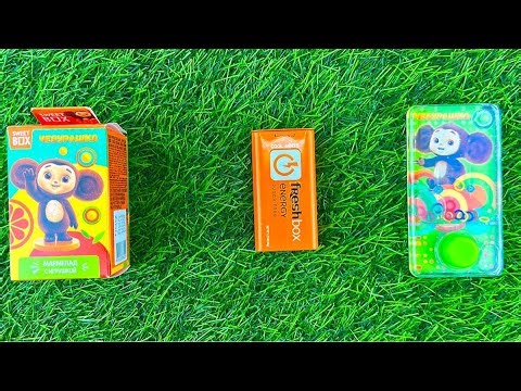 Satisfying with Cheburashka Sweet Box and Freshbox Mints Unpacking ASMR Candy Surprise