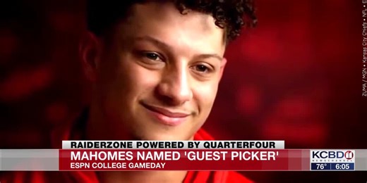 Mahomes named Guest Picker for ESPN GameDay