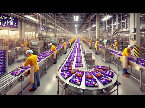 Inside the Cadbury Factory: How Millions of Chocolate Bars Are Made Every Day!