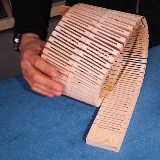 3.6M views · 72K reactions | Using Wood-Bending Techniques To Make DIY Lamps & Crafts! Thanks for watching! Please be aware that this video is for entertainment purposes only and techniques shown should not be attempted at home! | Girly Panda | Facebook