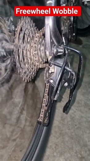 Freewheel Wobble Problem #cycling #mtb #bicycle