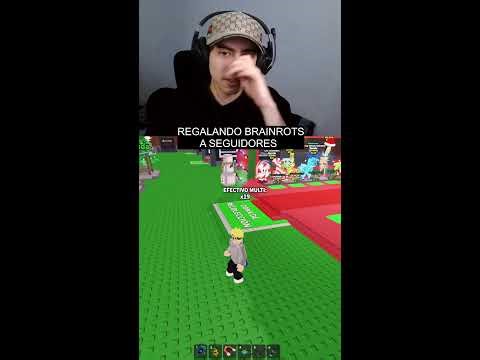 🔴 PINTANDO BASES NAVIDEÑAS Y REGALANDO BRAINROTS 🎄🎅 #shorts