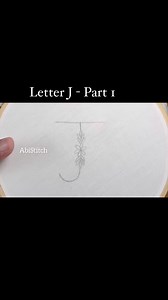 15K views · 307 reactions | Alphabet Letter J Hand Embroidery Design | Initial Hand Embroidery Stitch #embroidery #embroiderydesign #handembroidery | ABI Stitch | Facebook