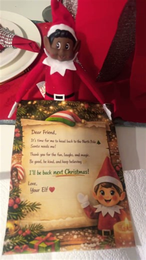 Our Elf Said Goodbye 😭🎄#shorts #relatable #elf