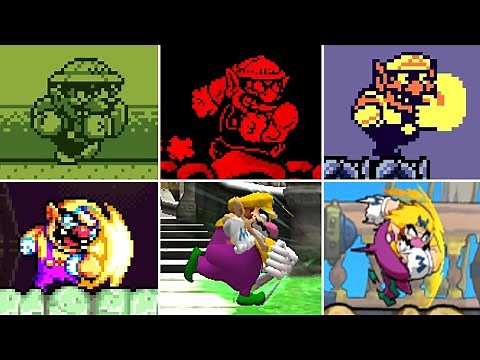 Evolution Of Wario Dash Attack (1994 - Today)