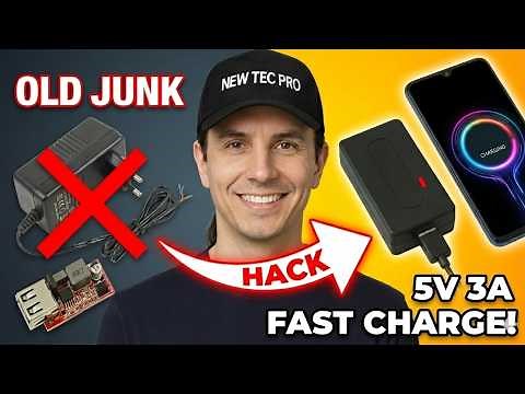 Stop Buying Chargers! Turn ANY Power Adapter (6-24V) into a 5V 3A USB FAST Charger