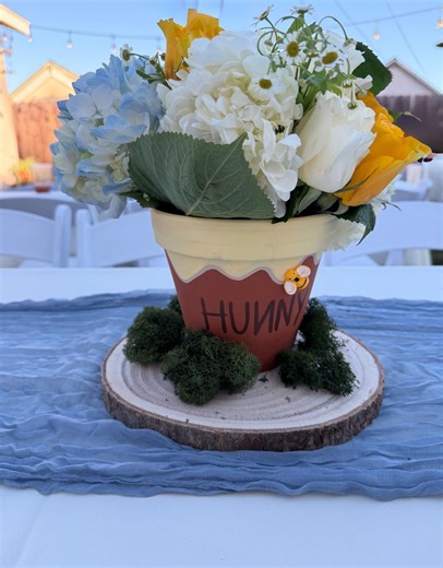 Hand-painted Terra Cotta Pot: Hunny Pot (6” X 5.5”) - Etsy