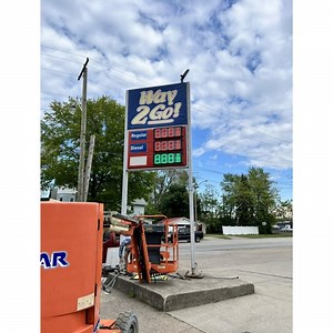 [Hot Item] Green Gas Station LED Sign Board Outdoor LED Gas Signs for Petrol Station